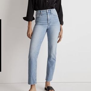 Madewell High Rise Light Wash Perfect Vintage Jean
